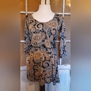 New Mud Pie Paisley Dress Small